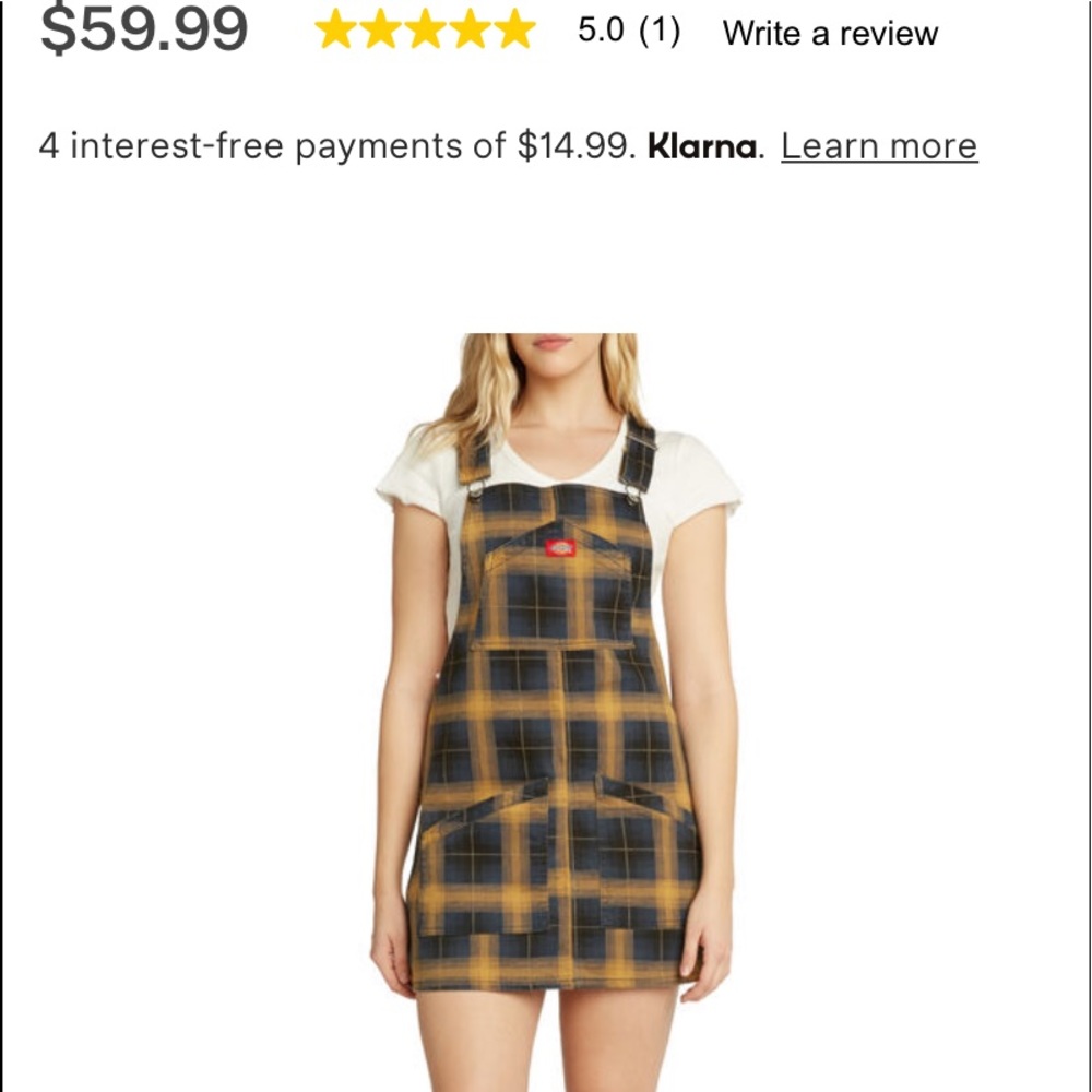 Dickie’s Coverall dress
